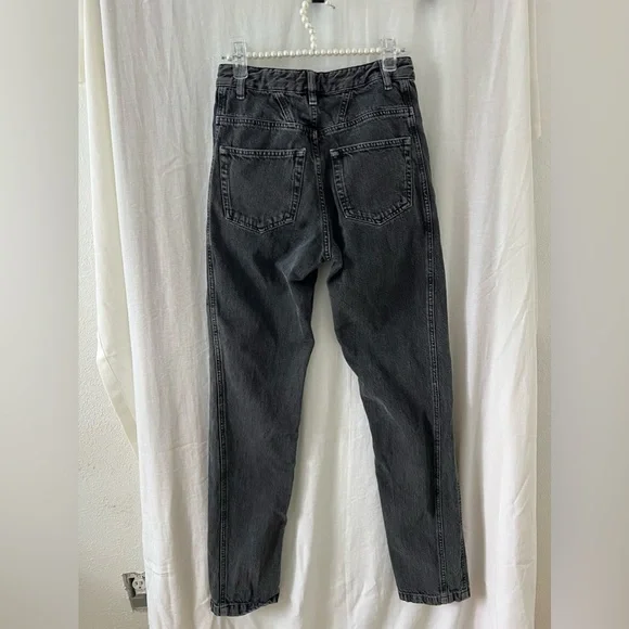 isabel marant tilly straight leg jeans‎ washed black size 34